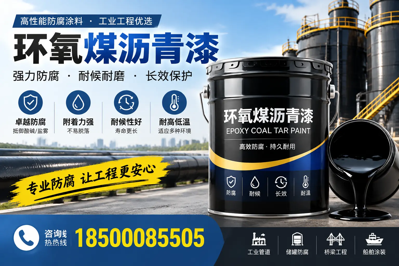环氧煤沥青漆的施工方法与注意事项，确保在黄南顺利完成